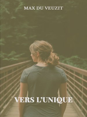 cover image of Vers l'unique